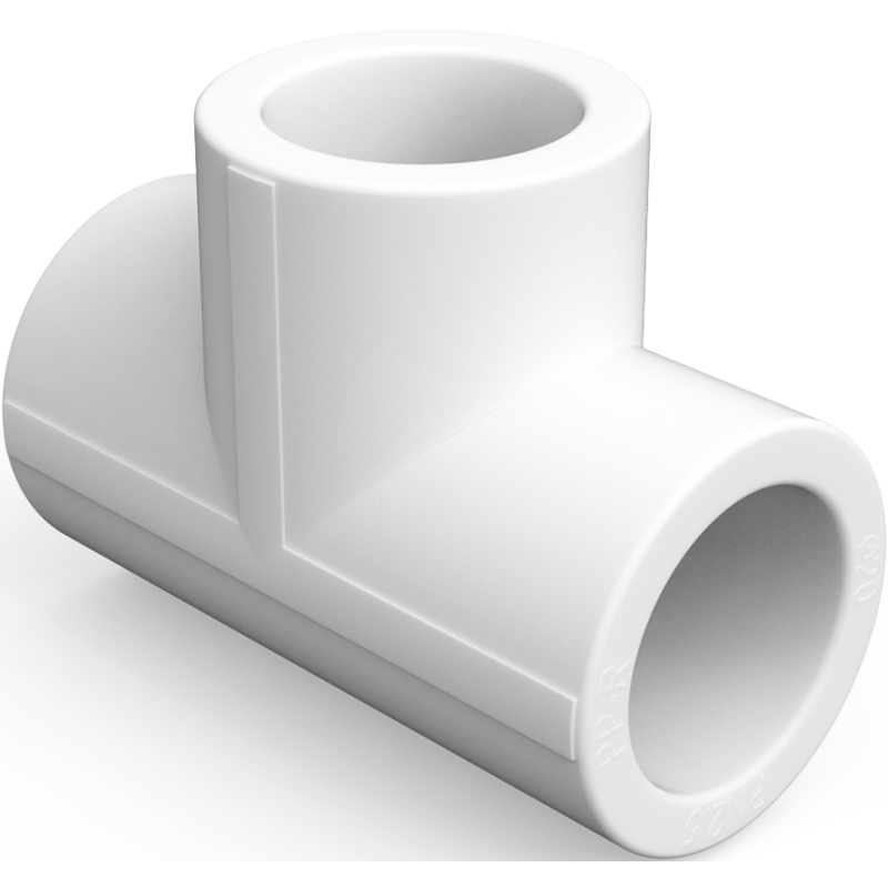 Mexen PPR té soudé pour tubes PPR 50 x 50 x 50, PN25 - W97330-505050-00