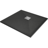 Mexen Stone+ receveur de douche en composite carré 70 x 70 cm, anthracite - 44717070