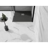 Mexen Stone+ receveur de douche en composite carré 80 x 80 cm, anthracite - 44718080