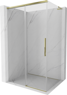 Mexen Rox L cabine de douche coulissante 90 x 80 cm, transparent, or - 8C2L-090-080-50-00