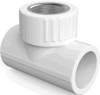 Mexen PPR tés à souder pour tuyaux PPR 20 x 3/4 FI x 20 - W97332-2034F20-00