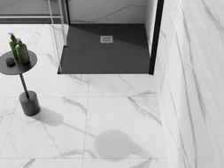 Mexen Stone+ receveur de douche en composite carré 100 x 100 cm, anthracite - 44711010