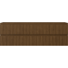 Mexen Rivel meuble de salle de bains sous lavabo 140 cm, 2 tiroirs, rainuré, noyer - 91A20-14047-2-BFF86