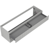 Mexen Rivel armoire de salle de bains sous lavabo 160 cm, 2 tiroirs, rainurée, gris mat - 91A20-16047-2-BFF62