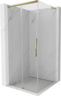Mexen Rox L cabine de douche coulissante 110 x 110 cm, transparent, or - 8C2L-110-110-50-00