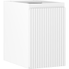 Mexen Rivel armoire de salle de bains sous-lavabo 30 cm, 1 porte, cannelée, blanc mat - 91A21-03047-1-BF01