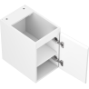 Mexen Rivel armoire de salle de bains sous-lavabo 30 cm, 1 porte, cannelée, blanc mat - 91A21-03047-1-BF01