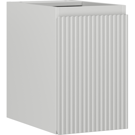 Mexen Rivel armoire de salle de bain sous lavabo 30 cm, 1 porte, rainurée, gris mat - 91A21-03047-1-BF62