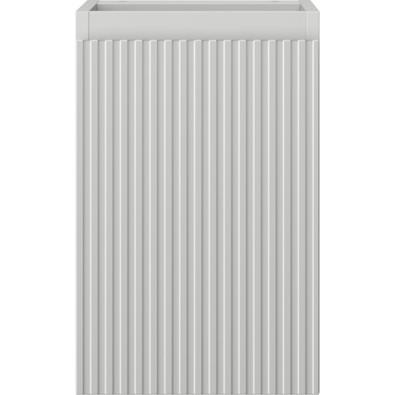 Mexen Rivel meuble de salle de bains sous vasque 30 cm, 1 porte, rainuré, gris mat - 91A21-03047-1-BF62