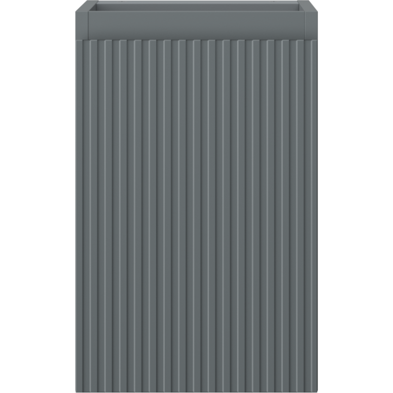 Mexen Rivel meuble sous-lavabo 30 cm, 1 porte, rainuré, graphite mat - 91A21-03047-1-BF66