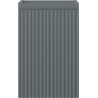 Mexen Rivel meuble de salle de bain sous-lavabo 30 cm, 1 porte, rainuré, graphite mat - 91A21-03047-1-BF66