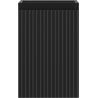 Mexen Rivel meuble de salle de bain sous vasque 30 cm, 1 porte, rainuré, noir mat - 91A21-03047-1-BF71