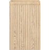 Mexen Rivel meuble de salle de bains sous lavabo 30 cm, 1 porte, rainuré, chêne - 91A21-03047-1-BF81