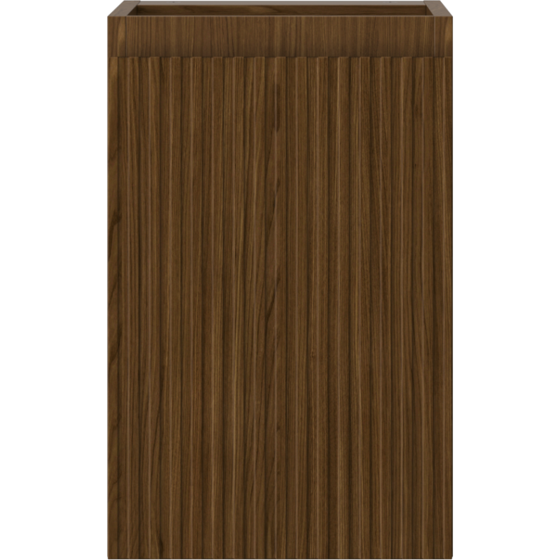 Mexen Rivel meuble de salle de bain sous-lavabo 30 cm, 1 porte, nervuré, noyer - 91A21-03047-1-BF86