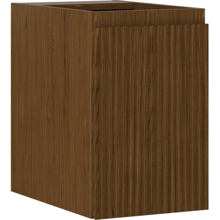 Mexen Rivel armoire de salle de bains sous lavabo 30 cm, 1 porte, rainurée, noyer - 91A21-03047-1-BF86