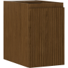 Mexen Rivel armoire de salle de bains sous lavabo 30 cm, 1 porte, rainurée, noyer - 91A21-03047-1-BF86