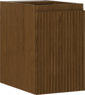 Mexen Rivel meuble de salle de bain sous-lavabo 30 cm, 1 porte, nervuré, noyer - 91A21-03047-1-BF86