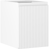 Mexen Rivel meuble de salle de bain sous-vasque 35 cm, 1 porte, rainuré, blanc mat - 91A21-03547-1-BF01