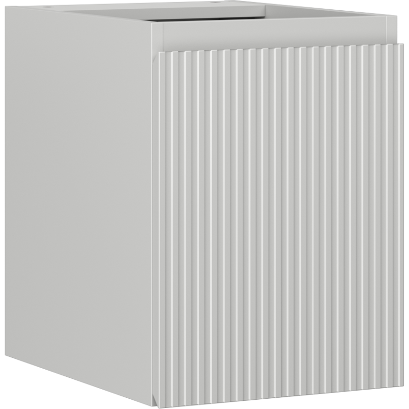 Mexen Rivel armoire de salle de bain sous lavabo 35 cm, 1 porte, cannelée, gris mat - 91A21-03547-1-BF62