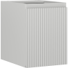 Mexen Rivel armoire de salle de bain sous-lavabo 35 cm, 1 porte, rainurée, gris mat - 91A21-03547-1-BF62