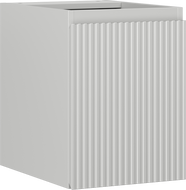 Mexen Rivel armoire de salle de bain sous-lavabo 35 cm, 1 porte, rainurée, gris mat - 91A21-03547-1-BF62