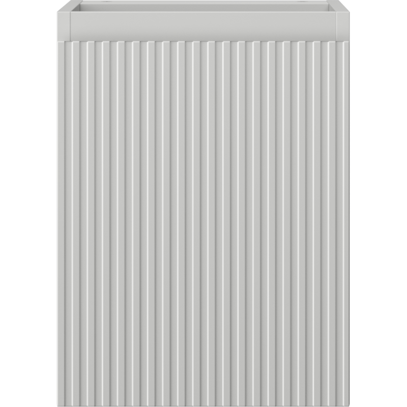 Mexen Rivel armoire de salle de bain sous lavabo 35 cm, 1 porte, cannelée, gris mat - 91A21-03547-1-BF62