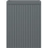 Mexen Rivel armoire de salle de bains sous-lavabo 35 cm, 1 porte, rainurée, graphite mat - 91A21-03547-1-BF66
