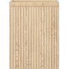 Mexen Rivel armoire de salle de bain sous lavabo 35 cm, 1 porte, cannelée, chêne - 91A21-03547-1-BF81