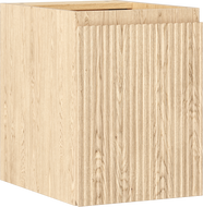 Mexen Rivel armoire de salle de bain sous lavabo 35 cm, 1 porte, cannelée, chêne - 91A21-03547-1-BF81