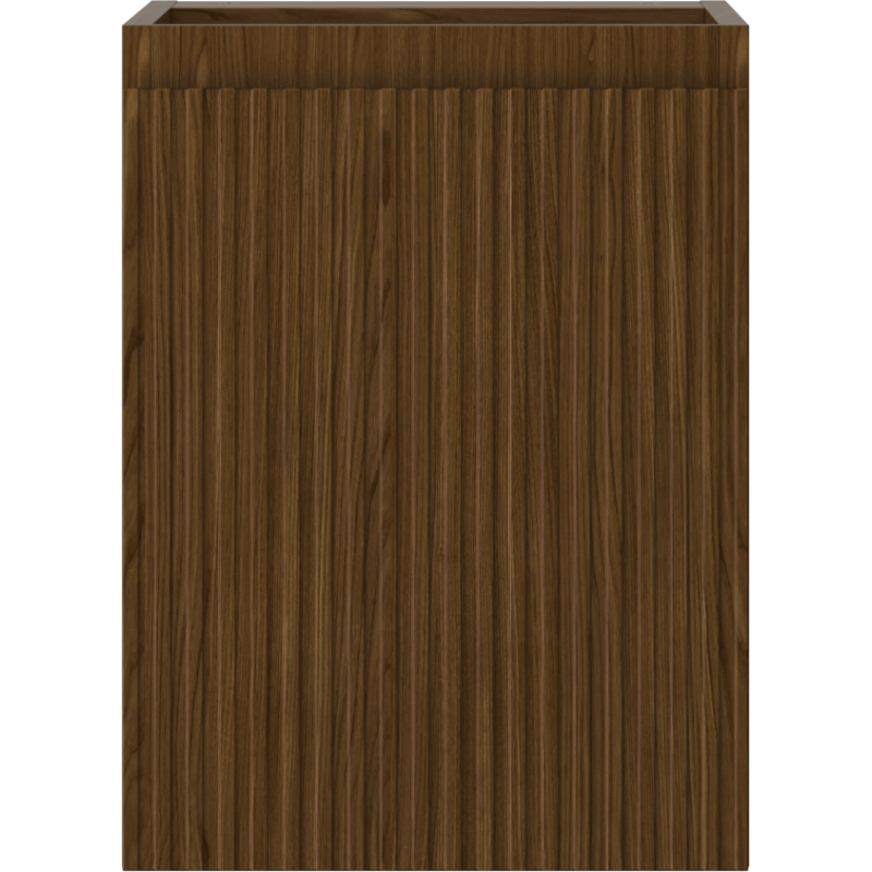 Mexen Rivel armoire de salle de bain sous lavabo 35 cm, 1 porte, rainurée, noyer - 91A21-03547-1-BF86