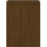 Mexen Rivel armoire de salle de bain sous-lavabo 35 cm, 1 porte, cannelée, noyer - 91A21-03547-1-BF86