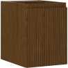 Mexen Rivel armoire de salle de bain sous-lavabo 35 cm, 1 porte, cannelée, noyer - 91A21-03547-1-BF86