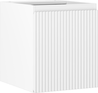 Mexen Rivel armoire de salle de bain sous lavabo 40 cm, 1 porte, rainurée, blanc mat - 91A21-04047-1-BF01
