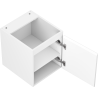 Mexen Rivel armoire de salle de bain sous lavabo 40 cm, 1 porte, rainurée, blanc mat - 91A21-04047-1-BF01