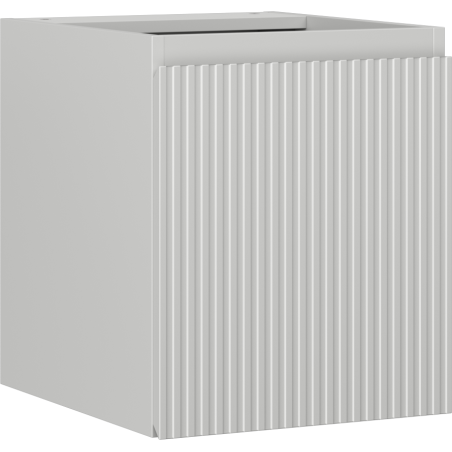 Mexen Rivel armoire de salle de bain sous lavabo 40 cm, 1 porte, rainurée, gris mat - 91A21-04047-1-BF62