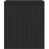 Mexen Rivel armoire de salle de bain sous lavabo 40 cm, 1 porte, relief, noir mat - 91A21-04047-1-BF71