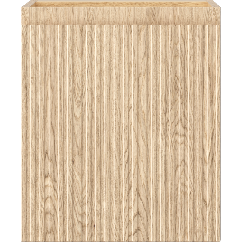 Mexen Rivel armoire de salle de bain sous lavabo 40 cm, 1 porte, rainurée, chêne - 91A21-04047-1-BF81