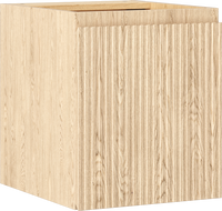 Mexen Rivel armoire de salle de bain sous-lavabo 40 cm, 1 porte, cannelée, chêne - 91A21-04047-1-BF81
