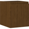 Mexen Rivel armoire de salle de bain sous-vasque 40 cm, 1 porte, rainurée, noyer - 91A21-04047-1-BF86