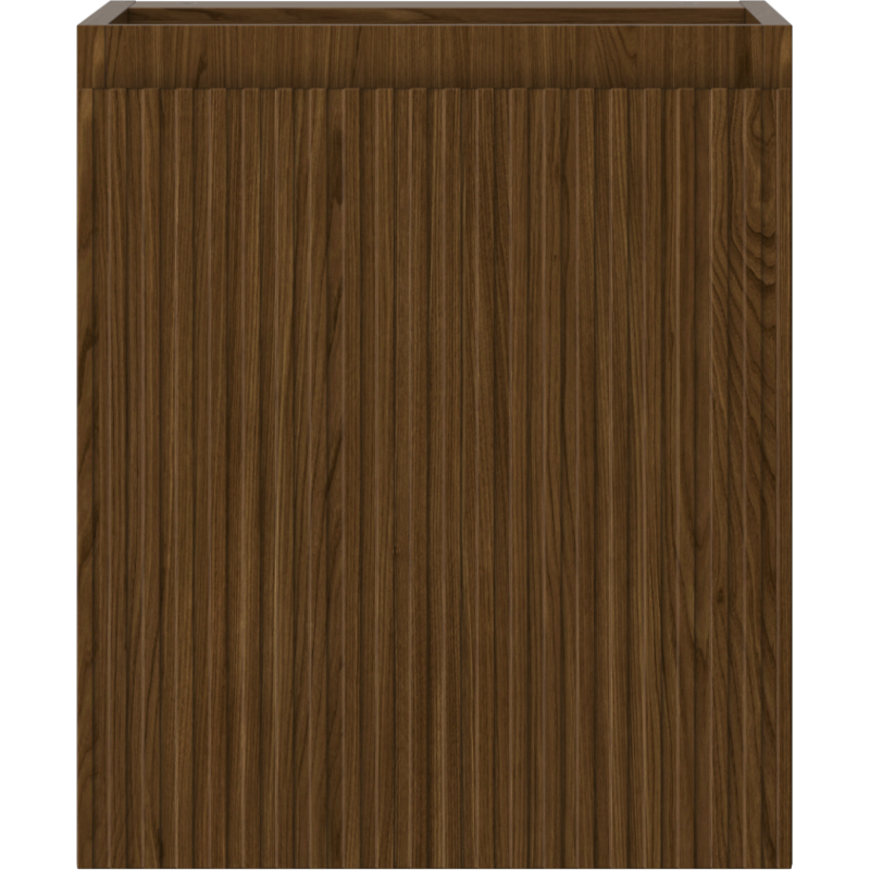 Mexen Rivel meuble de salle de bain sous-lavabo 40 cm, 1 porte, rainuré, noyer - 91A21-04047-1-BF86