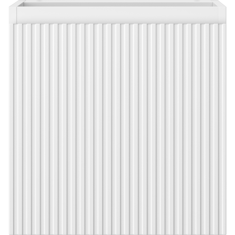 Mexen Rivel armoire de salle de bains sous lavabo 45 cm, 1 porte, rainurée, blanc mat - 91A21-04547-1-BF01