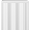 Mexen Rivel meuble de salle de bain sous lavabo 45 cm, 1 porte, rainuré, blanc mat - 91A21-04547-1-BF01