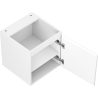 Mexen Rivel meuble de salle de bain sous lavabo 45 cm, 1 porte, rainuré, blanc mat - 91A21-04547-1-BF01