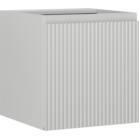 Mexen Rivel armoire de salle de bain sous lavabo 45 cm, 1 porte, rainurée, gris mat - 91A21-04547-1-BF62