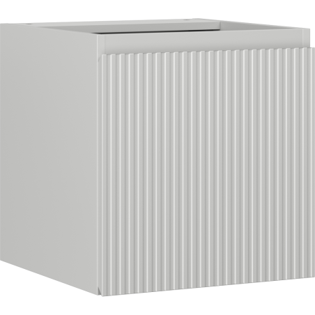 Mexen Rivel meuble de salle de bains sous-vasque 45 cm, 1 porte, rainuré, gris mat - 91A21-04547-1-BF62