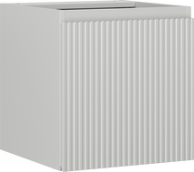 Mexen Rivel meuble de salle de bains sous-vasque 45 cm, 1 porte, rainuré, gris mat - 91A21-04547-1-BF62