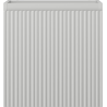 Mexen Rivel meuble de salle de bains sous-vasque 45 cm, 1 porte, rainuré, gris mat - 91A21-04547-1-BF62