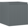Mexen Rivel armoire de salle de bain sous lavabo 45 cm, 1 porte, rainurée, graphite mat - 91A21-04547-1-BF66