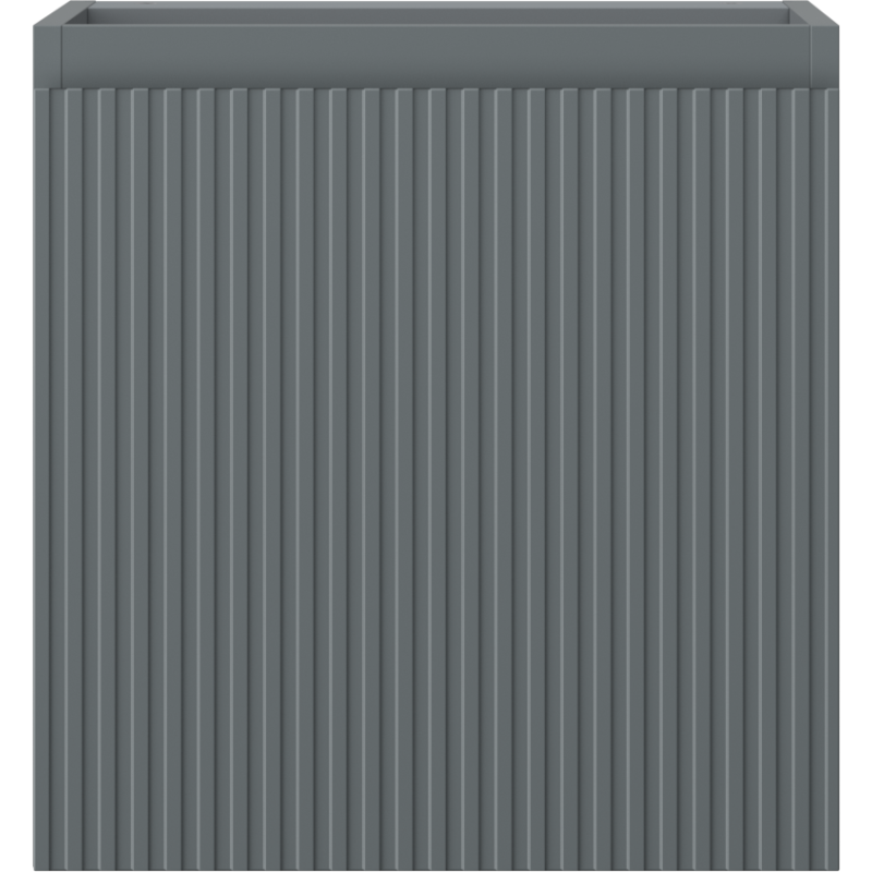 Mexen Rivel meuble de salle de bain sous-lavabo 45 cm, 1 porte, rainuré, graphite mat - 91A21-04547-1-BF66