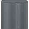 Mexen Rivel armoire de salle de bain sous lavabo 45 cm, 1 porte, rainurée, graphite mat - 91A21-04547-1-BF66